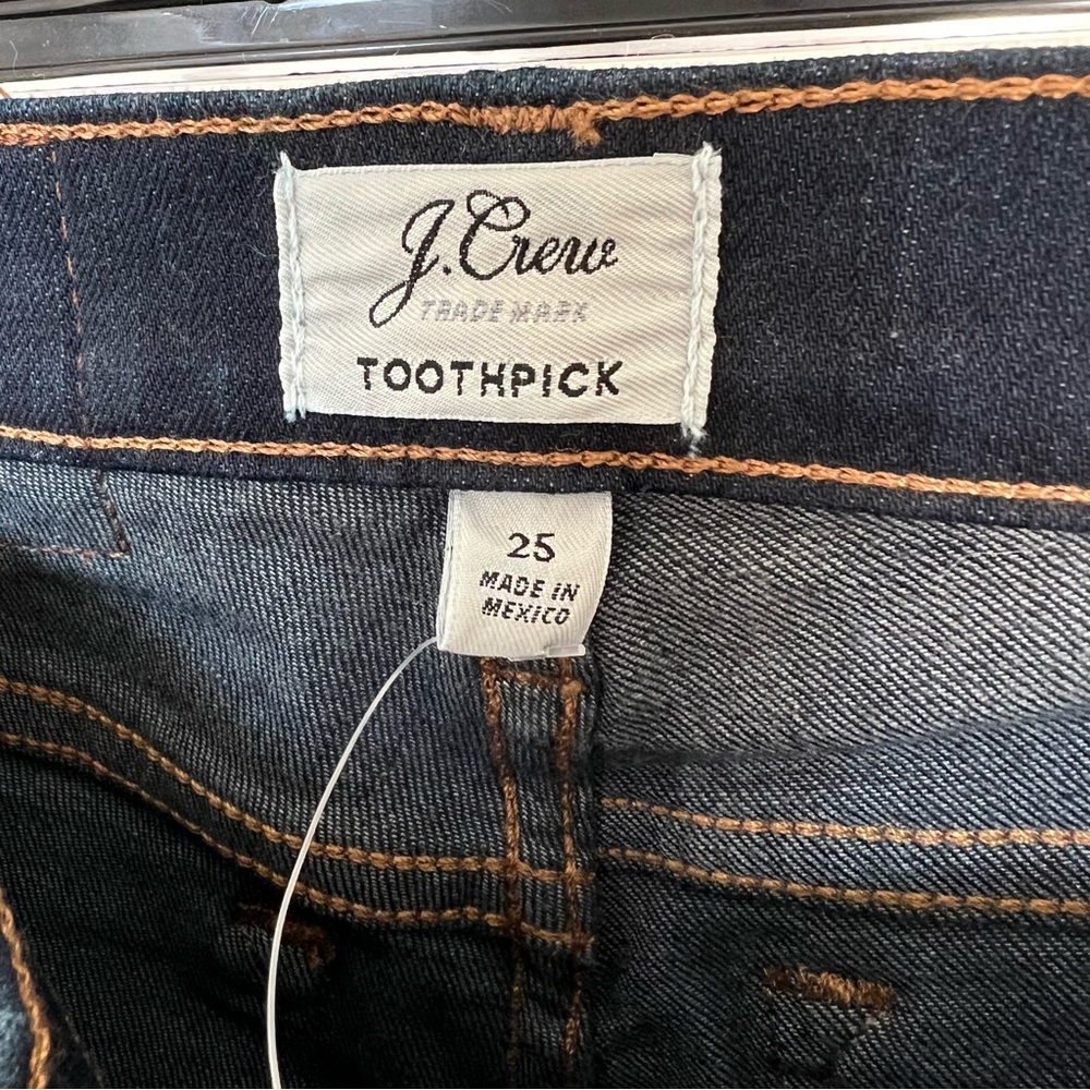 NWT J.Crew Women’s Toothpick Jean - Picture 5 of 10
